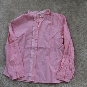 LOFT Pink Blouse Elegant and Versatile